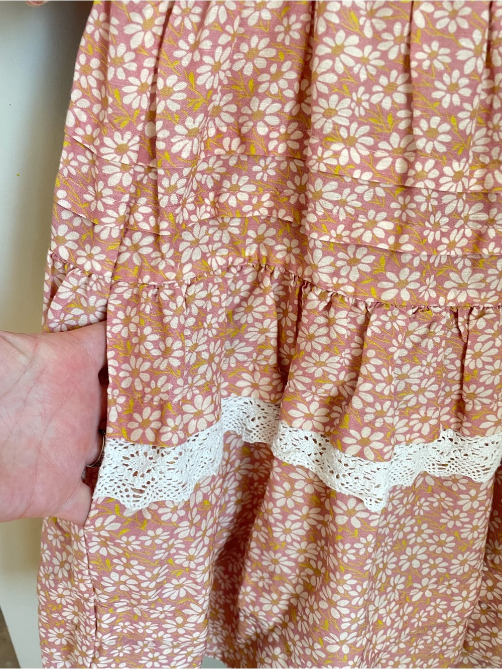 Maje Radola Floral Print Linen Blend Mini Dress Eu 36 Size S Cottagecore Prairie - Picture 8 of 16